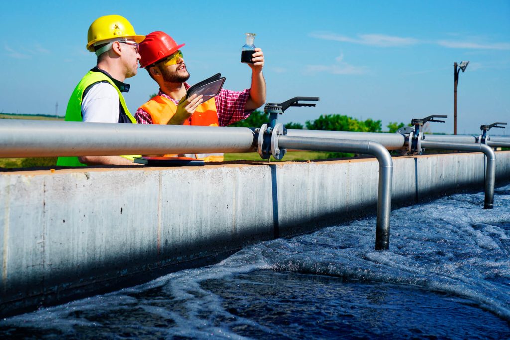 Etapas do tratamento de agua industrial